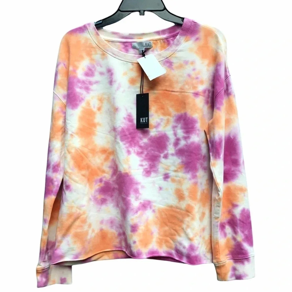 Kut From The Kloth Tie Dye Pullover Sweater S NWT v6x